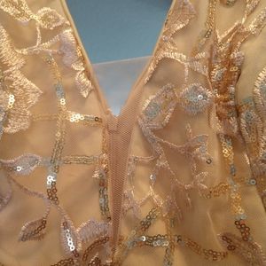 Stunning high low evening gown